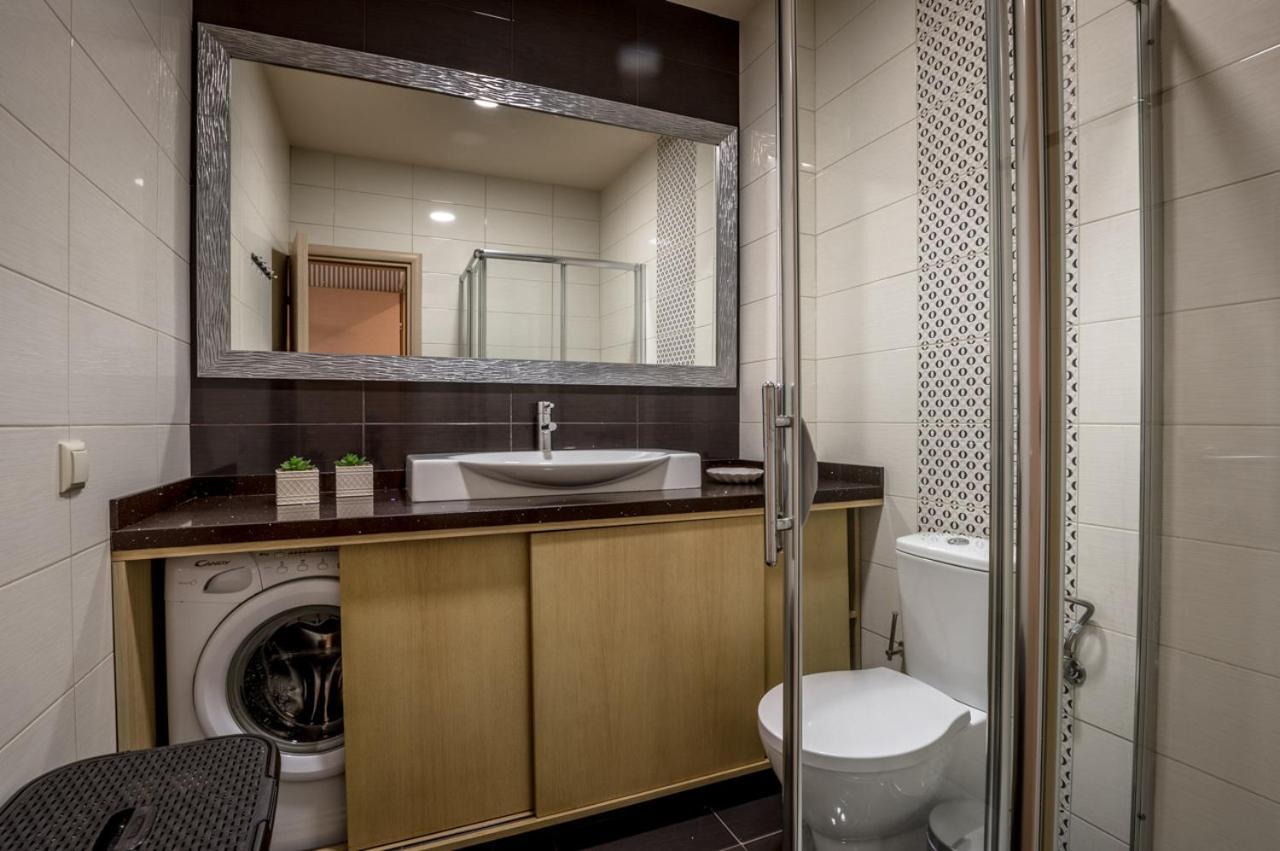 White Crystal Beachfront Apartment Goúrnes المظهر الخارجي الصورة